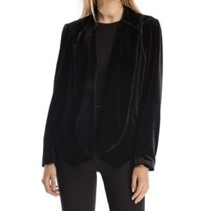 Walter Baker Black Velvet Blazer